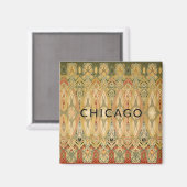 シカゴ証券取引所トレーディングルームステンシル マグネット (正面/裏面)