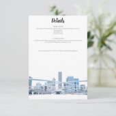 シカゴ詳細カード 招待状 (スタンド正面)