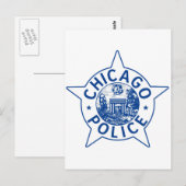 シカゴ警察(ヴィンテージ) ポストカード (正面/裏面)