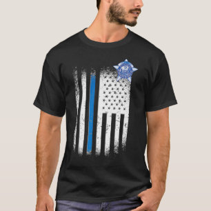 シカゴ警察 青線 プレミアム Tシャツ