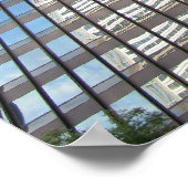 シカゴ超高層ビルズ川から見た ポスター (角)