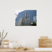 シカゴ超高層ビルズ川から見た ポスター (キッチン)