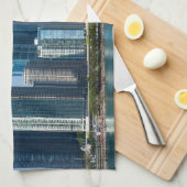 シカゴ超高層ビル キッチンタオル (四つ折り)