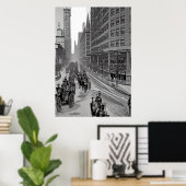 シカゴ通り年1890年 | AIアートポスター ポスター (ホームオフィス)