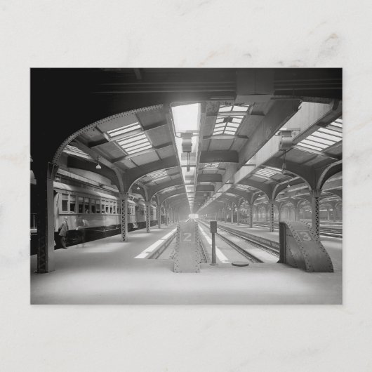 シカゴ鉄道駅1920年 ポストカード (正面)