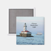 シカゴ防波堤ライト&ウィンディIIマグネット マグネット (正面/裏面)