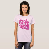 シカゴ電子PCB T -ガーリーなピンク Tシャツ (正面フル)