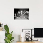 シカゴ駅、1920年。ヴィンテージ鉄道 ポスター (ホームオフィス)