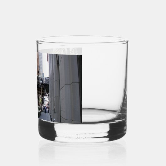 シカゴ高架環状列車 ウイスキーグラス (左)