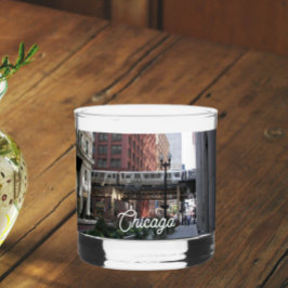シカゴ高架環状列車 ウイスキーグラス