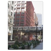 シカゴ高架環状列車 クリップボード (裏面)