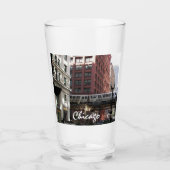 シカゴ高架電車写真 タンブラーグラス (正面)