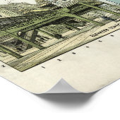 シカゴ高架電車（プール） 1897 – 高齢BMB ポスター (角)