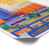 シカゴ1933世界のヴィンテージポスター ポスター (角)