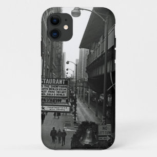 シカゴ1960のブラックホークレストランサイン通り iPhone 11 ケース
