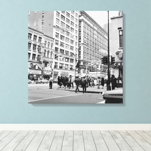 シカゴ1967州とレイクシアターカジノロイヤル キャンバスプリント (インサイチュ (ウッドフロア))