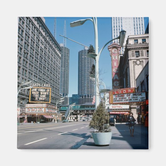 シカゴ1967年4月シアター州レイクマグネット マグネット (正面)