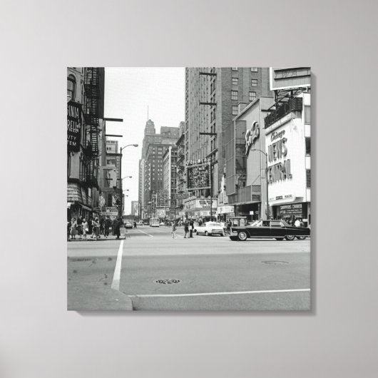 シカゴ1967年5月7日Randolph St. Oriental Theater キャンバスプリント (正面)