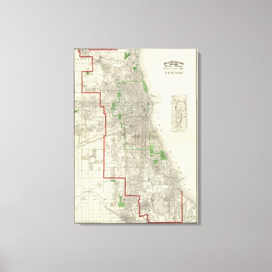 シカゴ2 キャンバスプリント (正面)