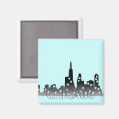 シカゴ4 マグネット (正面/裏面)