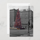 シカゴ60ズコロスプラッシュクリスマスコングレスホテル シーズンポストカード (正面/裏面)