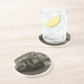 シカゴ63RDと西部1952 TROLLEY ART SEPIA コースター (側面)