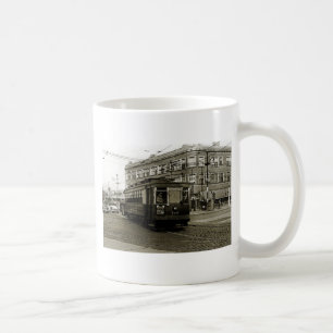 シカゴ63RDと西部1952 TROLLEY ART SEPIA コーヒーマグカップ