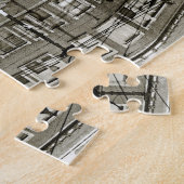 シカゴ63RDと西部1952 TROLLEY ART SEPIA ジグソーパズル (側面)