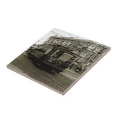 シカゴ63RDと西部1952 TROLLEY ART SEPIA タイル (側面)