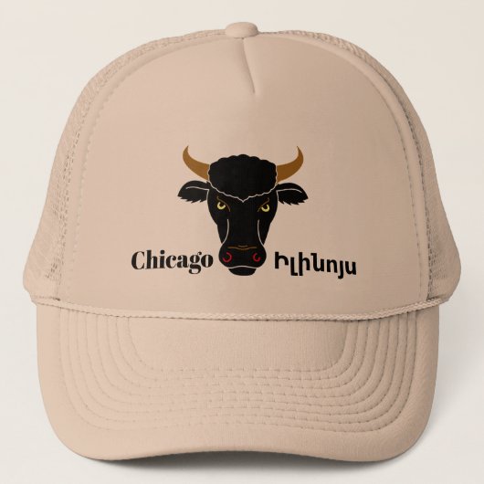 シカゴ、Իլինոյսトラック運転手ハット キャップ (正面)