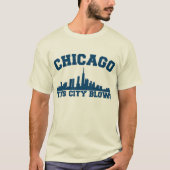 シカゴ：ここ吹市 Tシャツ (正面)
