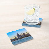 シカゴ・アット・ダスク・コースター スクエアペーパーコースター (インサイチュ)