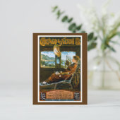 シカゴ&アルトン鉄道ヴィンテージ旅行ポスター ポストカード (スタンド正面)