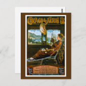 シカゴ&アルトン鉄道ヴィンテージ旅行ポスター ポストカード (正面/裏面)