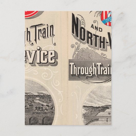 シカゴ・アンド・ノースウエスタン線 ポストカード (正面)