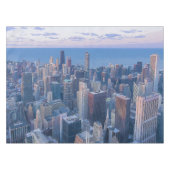 シカゴ·アーキテクチャ建物のアートワーク| テーブルクロス (正面(横))