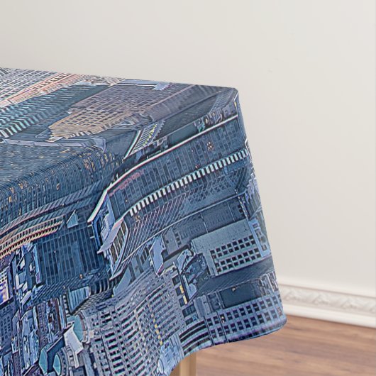 シカゴ·アーキテクチャ建物のアートワーク| テーブルクロス (インサイチュ)