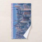 シカゴ·アーキテクチャ建物のアートワーク| バスタオルセット (ハンドタオル)