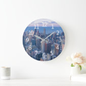 シカゴ·アーキテクチャ建物のアートワーク| ラージ壁時計 (ホーム)