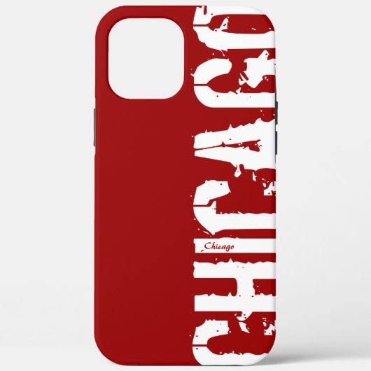 シカゴ – アーバンスタイルレッドiPhoneカバー Case-Mate iPhoneケース (裏面)