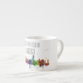 シカゴ、イリノイのスカイライン エスプレッソカップ (正面右)