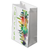 シカゴ、イリノイのスカイラインSP - スモールペーパーバッグ (裏面アングル)