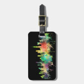 シカゴ、イリノイのスカイラインSP - ラゲッジタグ (正面縦)