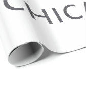 シカゴ、イリノイのスカイラインWB1 - ラッピングペーパー (ロールコーナー)