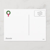 シカゴ・イリノイのメリークリスマス シーズンポストカード (裏面)