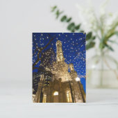 シカゴ、イリノイの休日の古い給水塔 シーズンポストカード (スタンド正面)