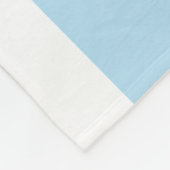 シカゴ、イリノイの旗 フリースブランケット (角)