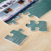 シカゴ・イリノイ川シティスカイライン旅行写真 ジグソーパズル (側面)