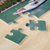 シカゴ・イリノイ川シティスカイライン旅行写真 ジグソーパズル (側面)