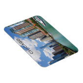 シカゴ・イリノイ川スカイラインの写真 マグネット (右側)